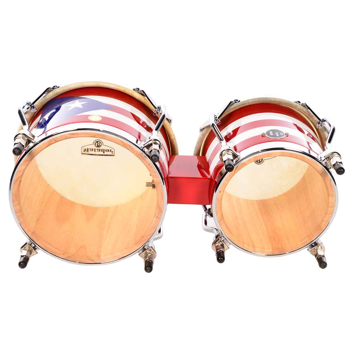 Latin Percussion Matador® Puerto Rican Heritage Wood Bongo - The