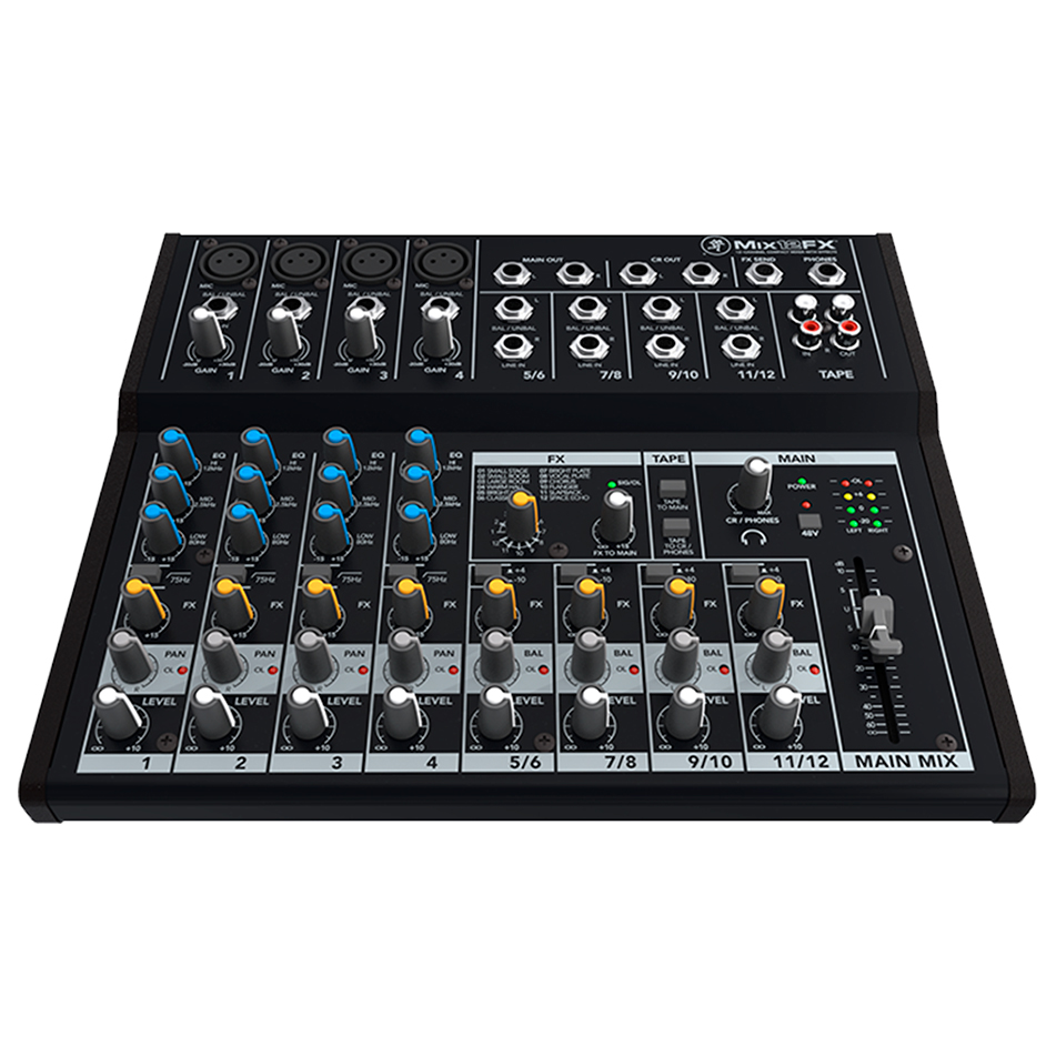Mackie Mix12FX 12-Channel Compact Mixer - The Music Den