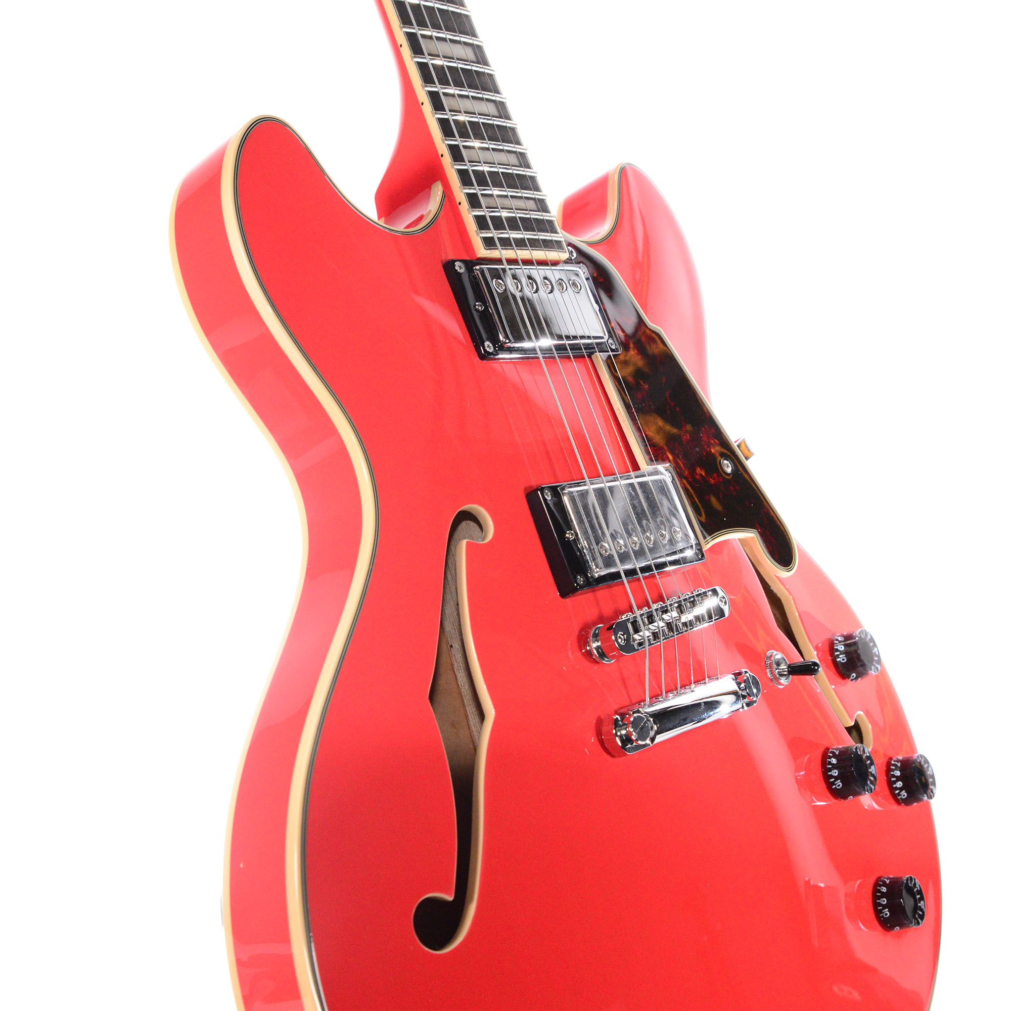 D'Angelico Premier DC Fiesta Red - The Music Den