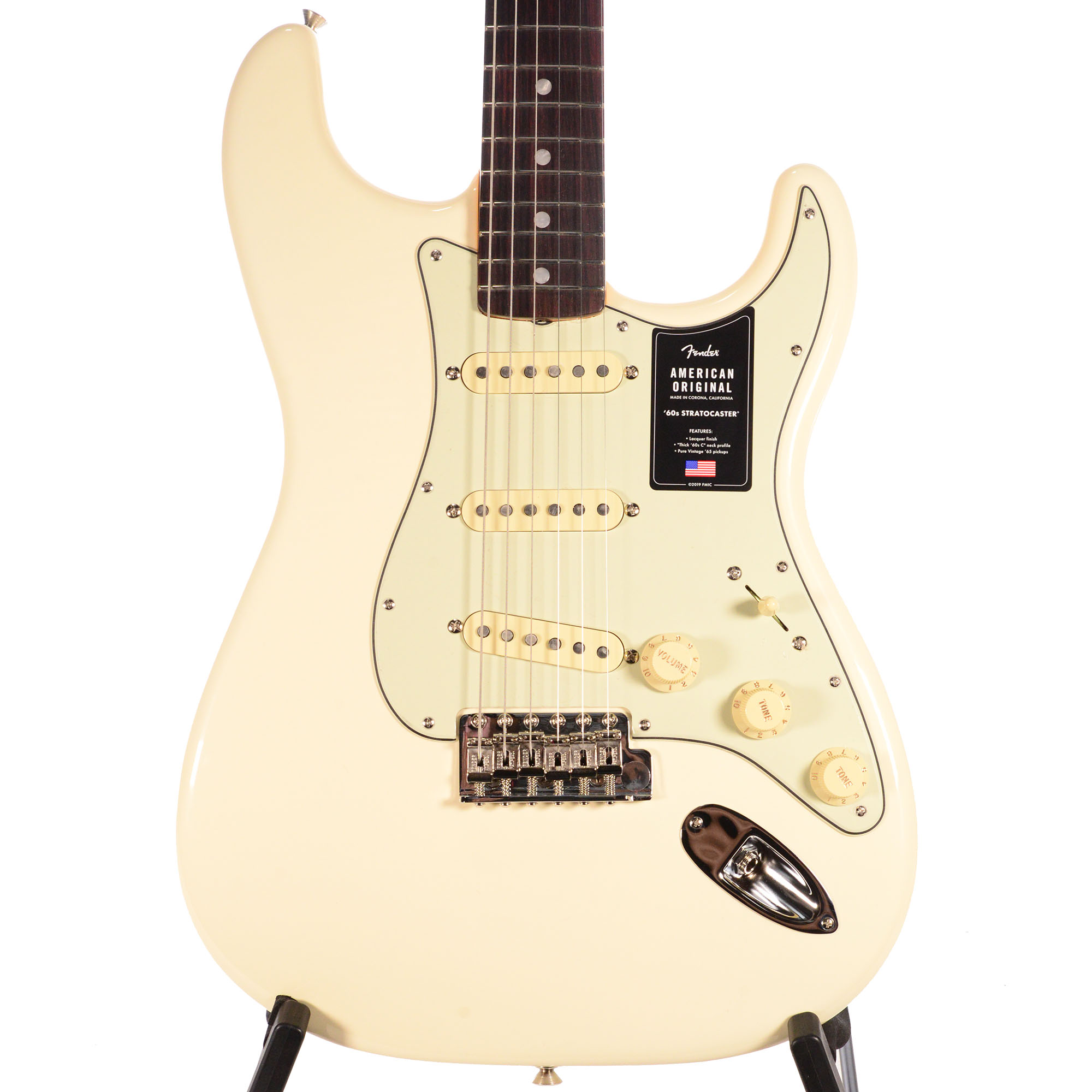 ギター Fender USA 60s Stratocaster AMERICAN ORIGINAL '60S STRATOCASTER® - Olympic White - The