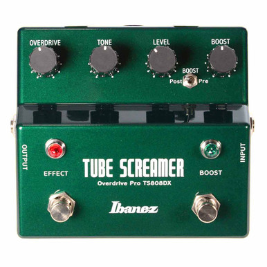 Ibanez TS808DX Tube Screamer w/Booster - The Music Den