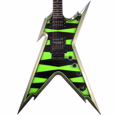 Dean Dimebag Dime Razorback Slime Green Bumblebee 2005 w/OHSC USED ...