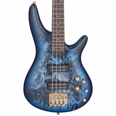 Ibanez SR300 アクティブベース　メンテ済み　新品弦　送料無料 Ibanez SR300EDX Electric Bass Guitar - Cosmic Blue Frozen Matte