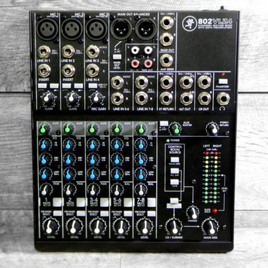 Mackie 802VLZ4 8 Channel Ultra Compact Mixer - The Music Den Mackie 802VLZ4 8 Channel Ultra Compact Mixer - The Music Den