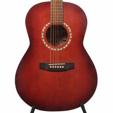 Art & Lutherie Folk Spruce Acoustic Guitar Cherry Burst with