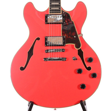 美品 D'Angelico Premier DC Fiesta Red D'Angelico Premier DC Fiesta Red - The Music Den