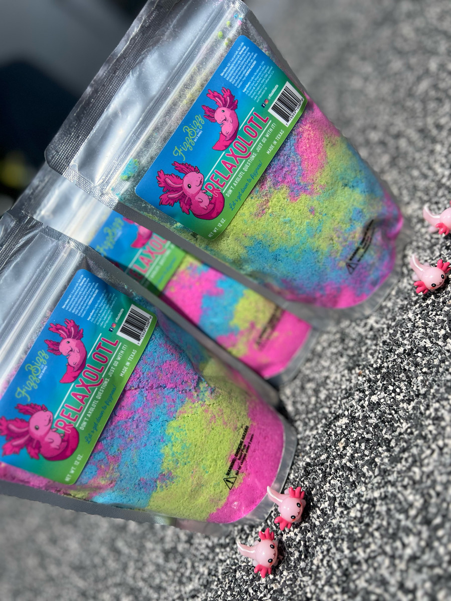 Relaxolotl Kids Bath Salts Fizz Bizz LLC