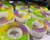 Our 6.5 ounce King Cake Donut Bath bomb. Everyone bath bomb includes the iconic baby inside!
