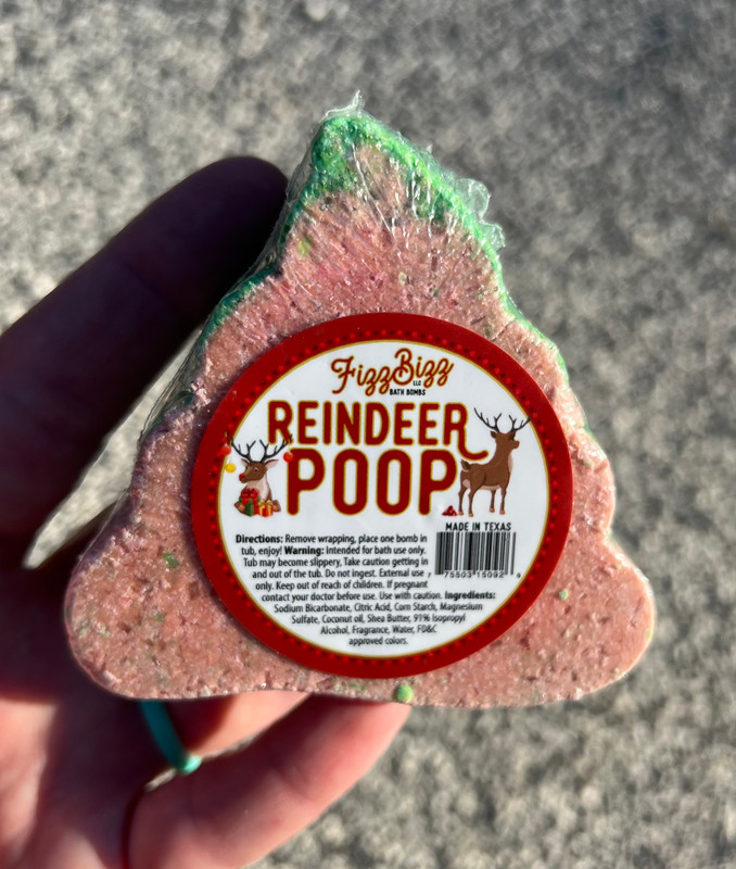 Reindeer Poop-Seasonal-Bath Bomb