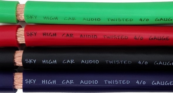 Sky High Car Audio CCA 4/0 XL Gauge - By The Foot