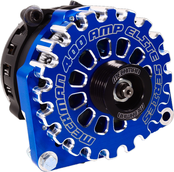 400 Amp Elite Series Alternator For 88-95 GM Truck (Dark Blue)