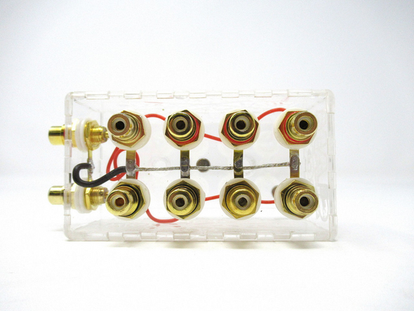 SHCA Clear 1 to 4 RCA Distribution block