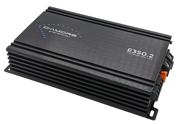 D'Amore E350.2 STEREO OR MONO POWER AMPLIFIER WITH CLEAN D TECHNOLOGY