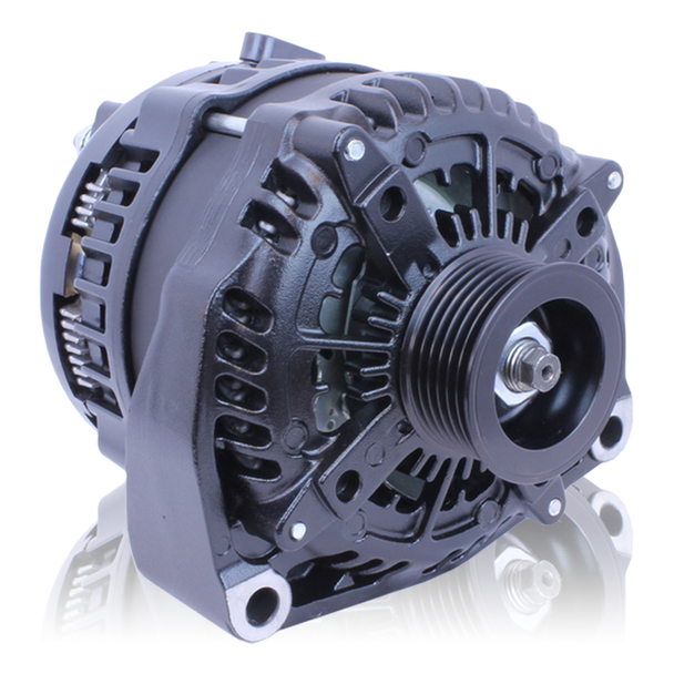 250 Amp Black High Output Alternator For Chevy / GMC / Tahoe / Suburban / Escalade / Silverado