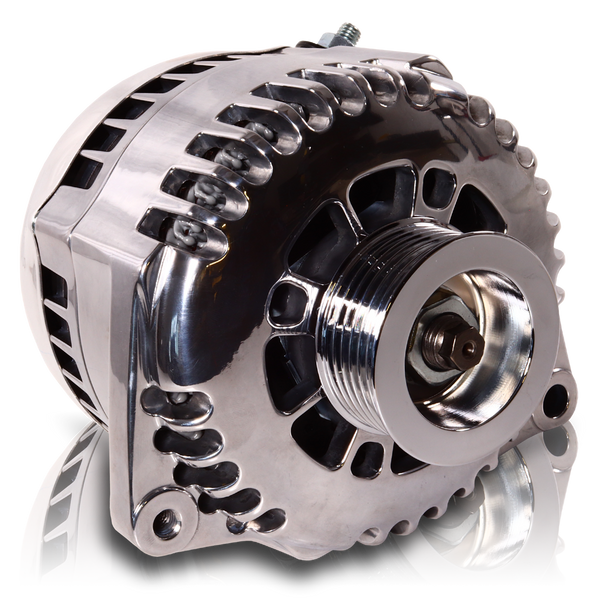 240 Amp 6 Phase 88-95 GM Truck High Output Alternator Polished Finish