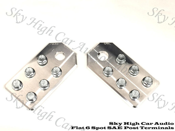 Sky High Car Audio SAE Flat 6 Spot Battery Terminals