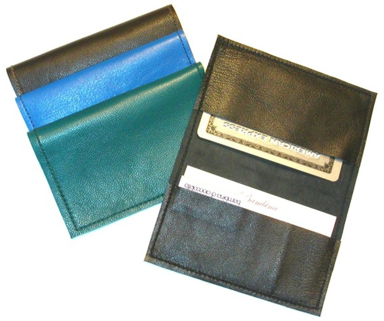 leather business card holder mens