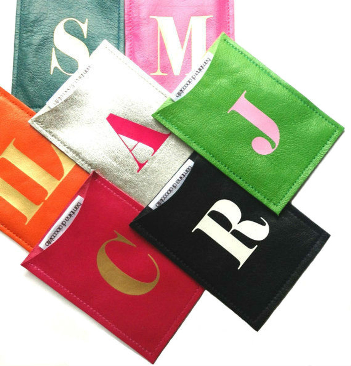 Monogram Business Card Holder