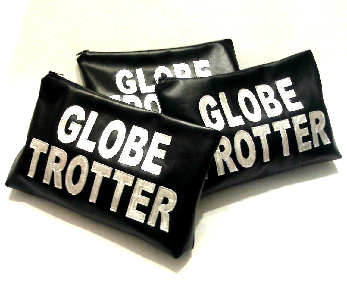 personalized leather pouch