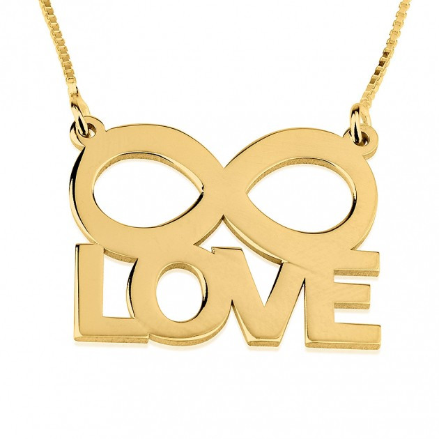 24K Gold Plated Endless Love Infinity 