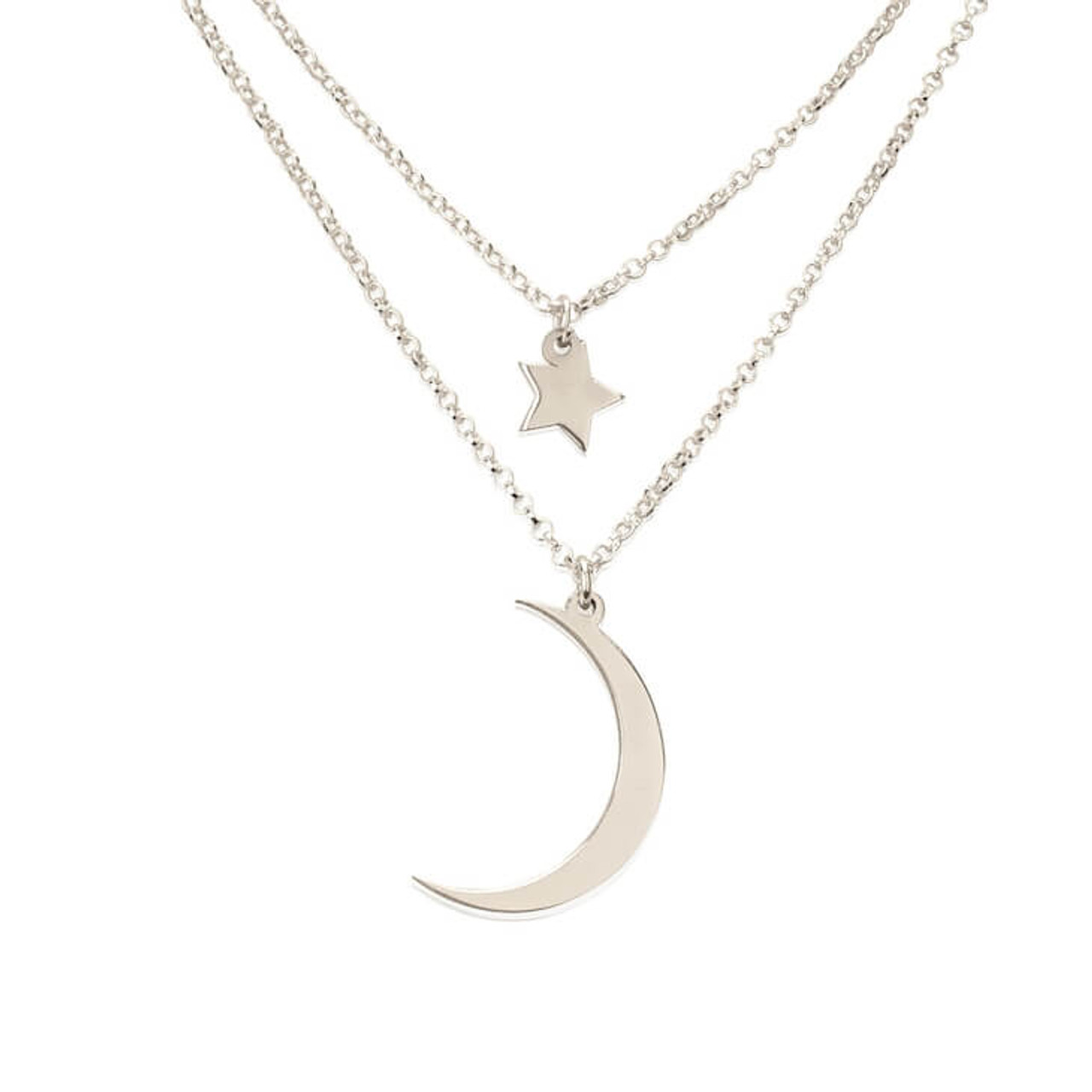 Morebrave Boho Layering Necklace Chain Gold Moon and Star Pendant Necklaces  Jewelry for Women and Girls : Amazon.in: Jewellery