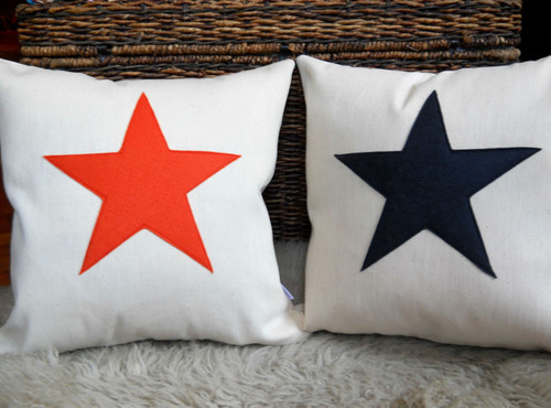 felt throw pillows