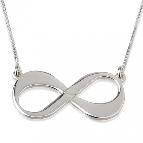  Infinity Symbol Love Necklace - Sterling Silver