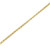 24K Gold Plated Vertical Bar Necklace - Rolo Chain