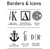 Borders, Icons & Shapes