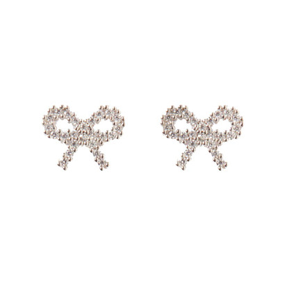 Delicate Bow Earrings | Foransh Jewelry at Ciao Bambina