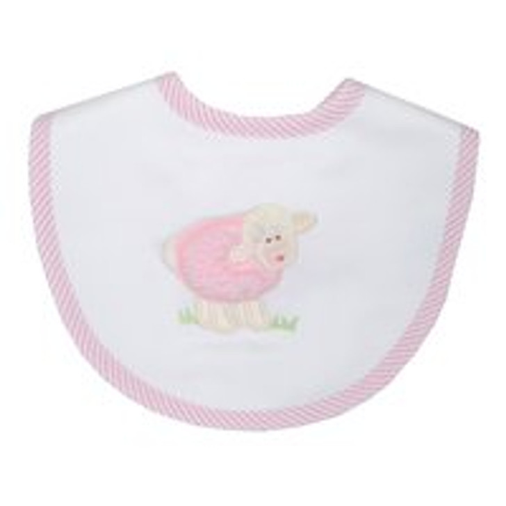 Pink Lamb Bib