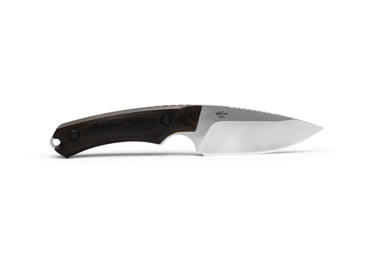 Buck 664 Alpha Hunter Fixed Blade Knife S35VN Blade, Walnut Dymalux