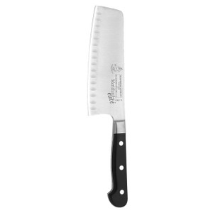 Messermeister Meridian Elite 7 Inch Kullenschliff Vegetable Knife - E/3631-7K Messermeister Meridian Elite 7 Inch Kullenschliff Vegetable Knife - E/3631-7K