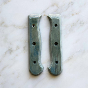 Messermeister Custom Repurposed Wood Handle Set - Indigo Blue - Medium Messermeister Custom Repurposed Wood Handle Set - Indigo Blue - Medium