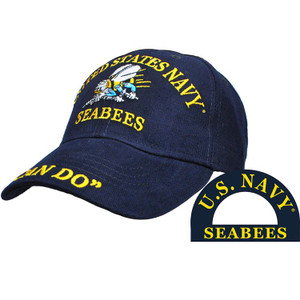 Eagle Emblems Cap - USN Seabees "Can Do" - CP00207