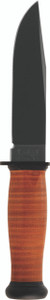 KA-BAR 2225 Mark 1 Fighting Utility Knife 1095 Cro-Van Blade, Leather Handle KA-BAR 2225 Mark 1 Fighting Utility Knife 1095 Cro-Van Blade, Leather Handle
