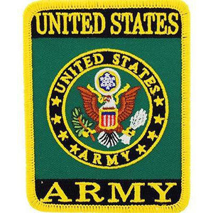 Eagle Emblems EE Patch - Army Symbol, Rect PM1188 