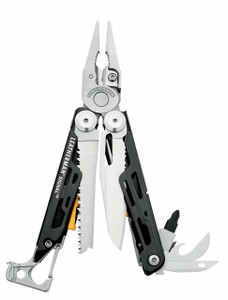 Leatherman Signal Multi-Tool, 19 Tools, Black and Silver, Nylon Black Sheath - 832623 Leatherman Signal Multi-Tool, 19 Tools, Black and Silver, Nylon Black Sheath - 832623