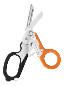 Leatherman Raptor Rescue Multi-Tool Shears, 6 Tools, Black-Orange, Utility Holster - 832154