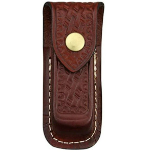 Victorinox Swiss Army Pouch, Medium Brown Leather Zermatt