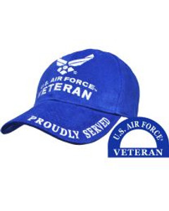 EE Cap - USAF, Veteran, Proudly Served CP00407