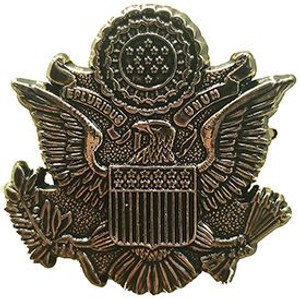 Eagle Emblems Pin - USA Seal, Gold, Emblem - P15662