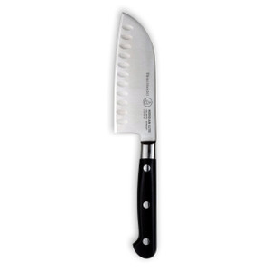 Messermeister Meridian Elite 7 Inch Kullenschliff Santoku - E/3610-7K Messermeister Meridian Elite 7 Inch Kullenschliff Santoku - E/3610-7K