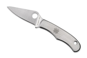 Spyderco Bug Stainless Steal Mini Folding Keychain Knife - C133P Spyderco Bug Stainless Steal Mini Folding Keychain Knife - C133P