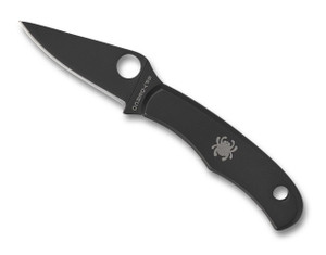 Spyderco Grasshopper Miniature Folding Knife Black Stainless Steel Handles - C138BKP Spyderco Grasshopper Miniature Folding Knife Black Stainless Steel Handles - C138BKP