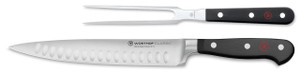Wusthof Wusthof Classic 2 Piece Carving Set, Hollow Edge - 1120160212 Wusthof Wusthof Classic 2 Piece Carving Set, Hollow Edge - 1120160212