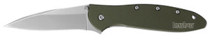 Kershaw 1660OL Leek Spring Assisted Opening Knife Olive Kershaw 1660OL Leek Spring Assisted Opening Knife Olive