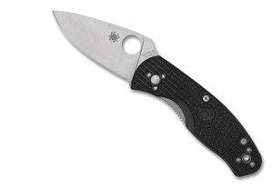 Spyderco Persistence Lightweight Folding Knife 8CR13MoV Plain Blade, Black FRN Handles -C136PBK Spyderco Persistence Lightweight Folding Knife 8CR13MoV Plain Blade, Black FRN Handles -C136PBK