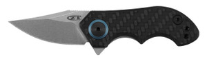 Zero Tolerance 0022 Small Galyean Frame Lock Flipper, CPM-20CV Blade, Carbon Fiber/Titanium Handles Zero Tolerance 0022 Small Galyean Frame Lock Flipper, CPM-20CV Blade, Carbon Fiber/Titanium Handles