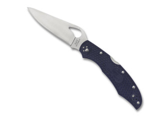 Spyderco Byrd BY03PBL2 Cara Cara 2 Folding Knife 8Cr13MoV Plain Blade, Blue FRN Handles Spyderco Byrd BY03PBL2 Cara Cara 2 Folding Knife 8Cr13MoV Plain Blade, Blue FRN Handles